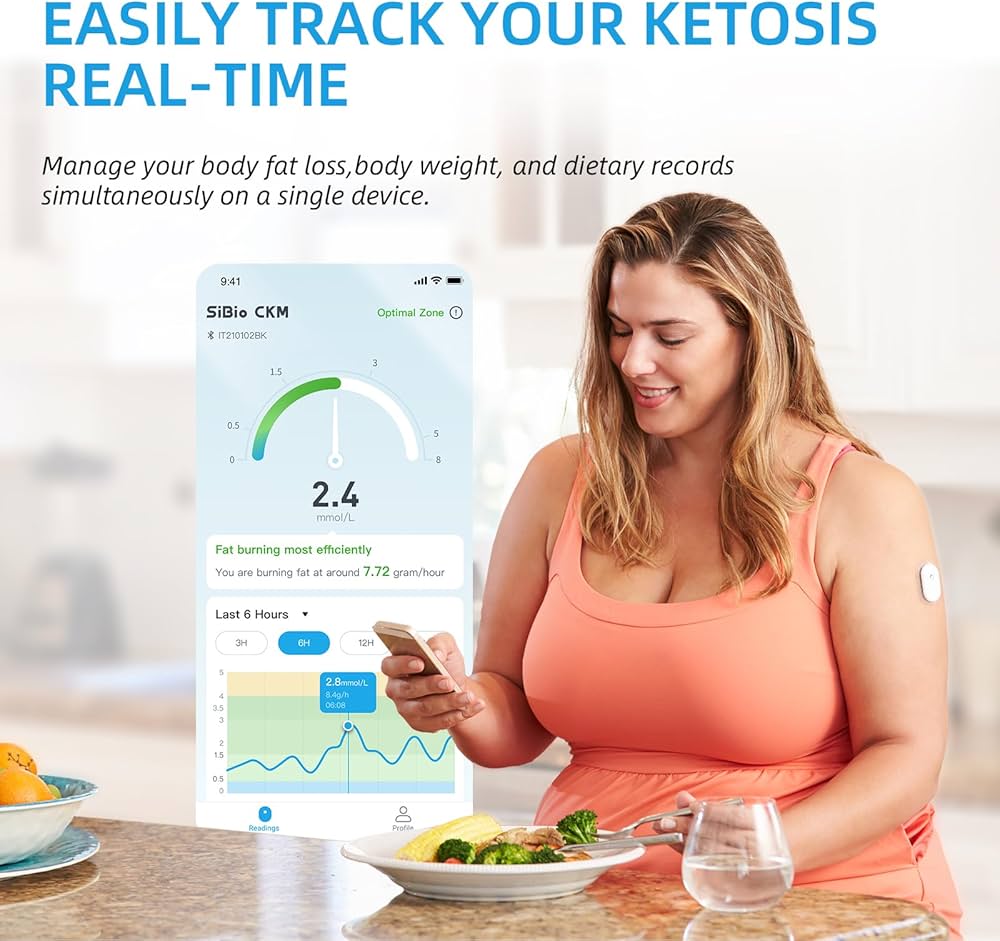 Amazon.co.jp: SIBIO KS1 連続ケトンモニタリング (CKM) システム 英語