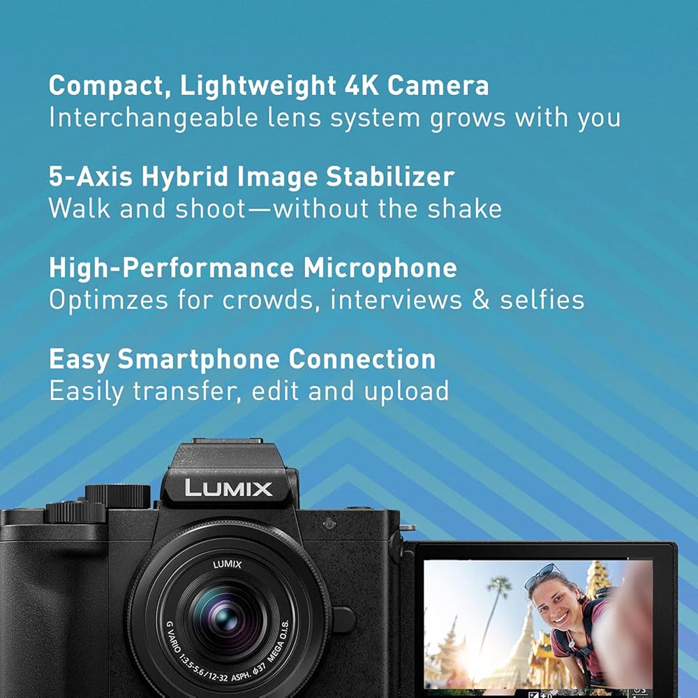 Amazon | パナソニック Vlog ミラーレス一眼カメラ ルミックス G100K