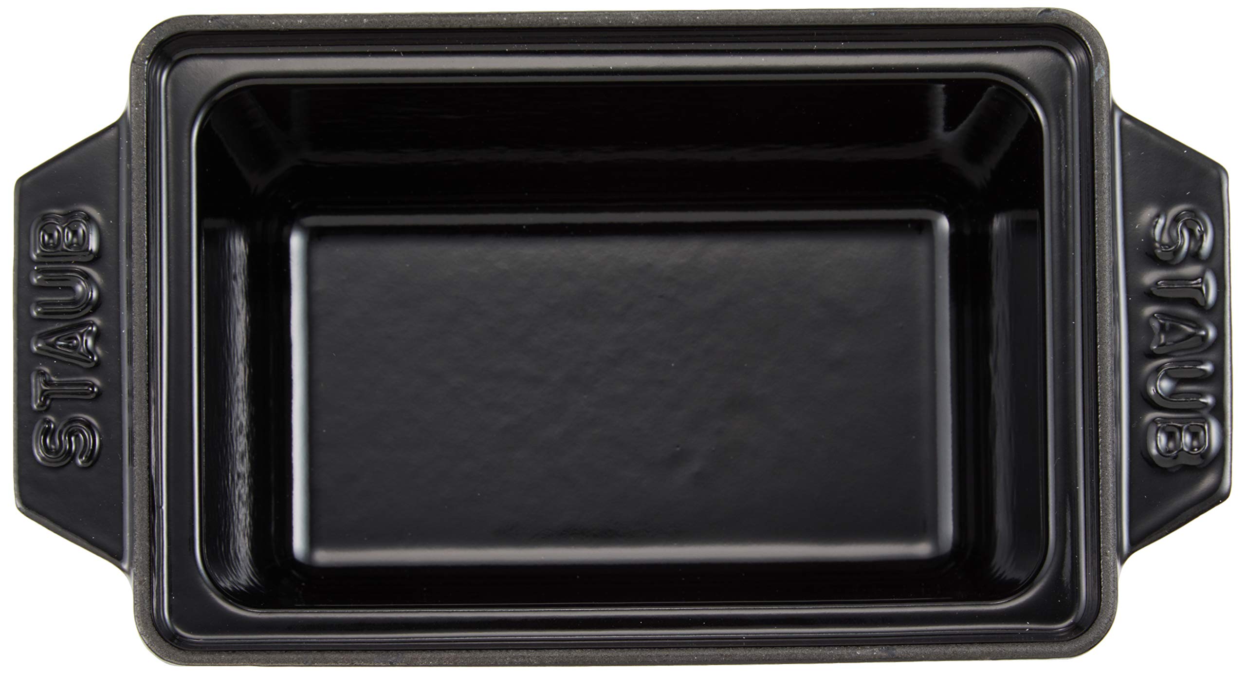 Amazon.co.jp: staub ストウブ 「 ハーフ テリーヌ ブラック 15x11cm