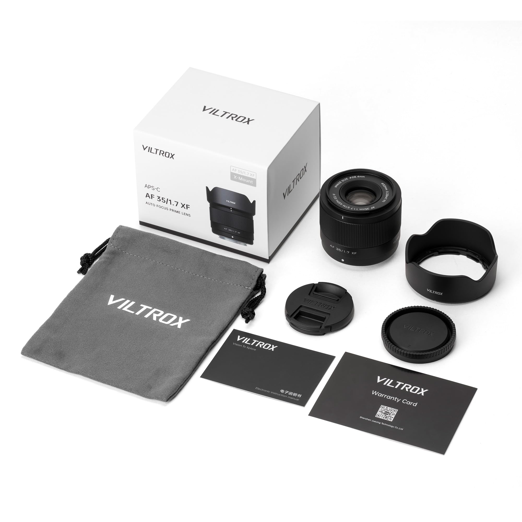 VILTROX Lente AF 35 mm F1.7 XF Foco automático APS-C Prime para