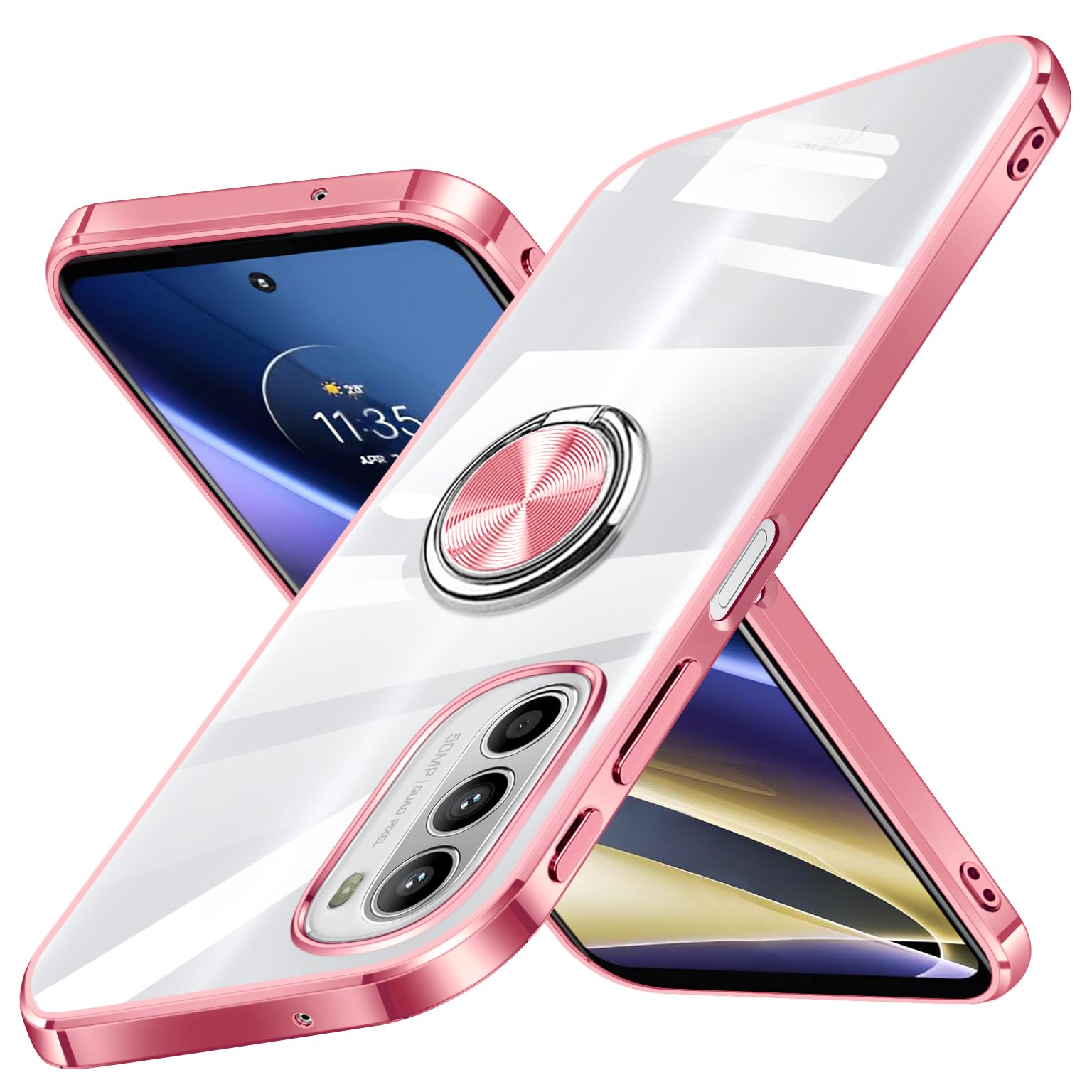 Amazon.co.jp: モトローラ モト G52j 5G ケース/カバー - リング付き