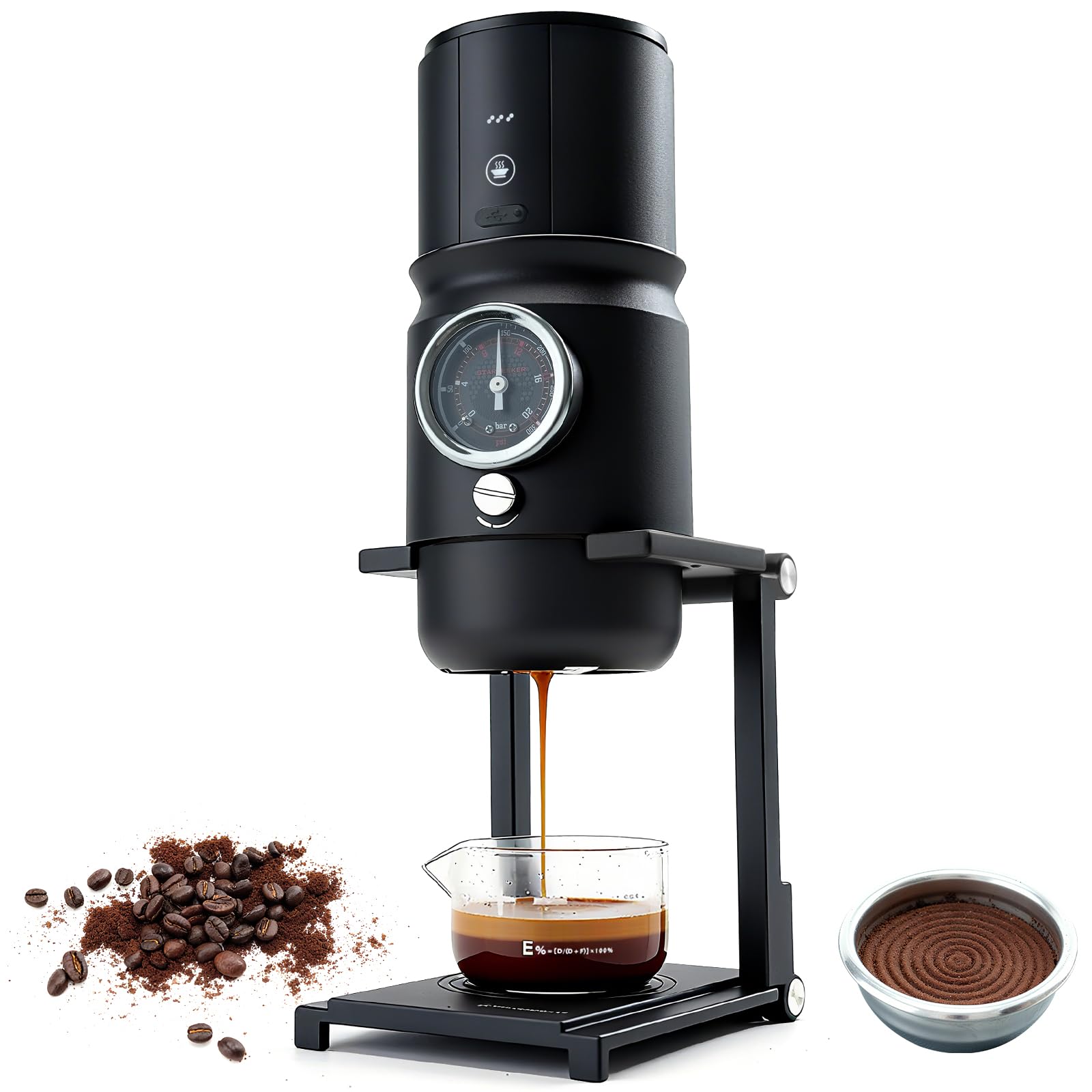 Amazon.com: STARSEEKER Super58 Portable Espresso Machine, 18-20g