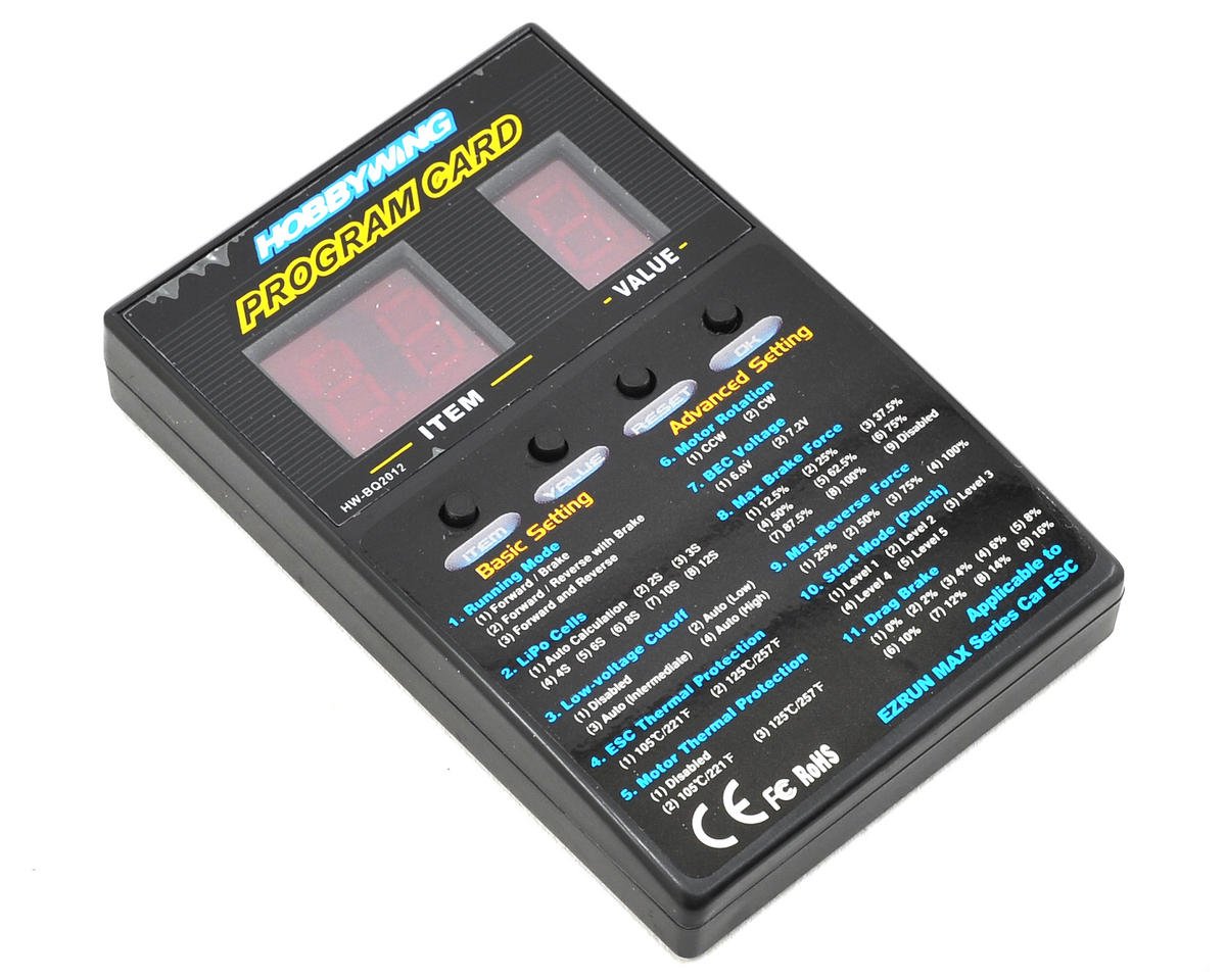 HOBBYWING EZRUN MAX8 3〜6セル プログラムボックス付き HOBBYWING