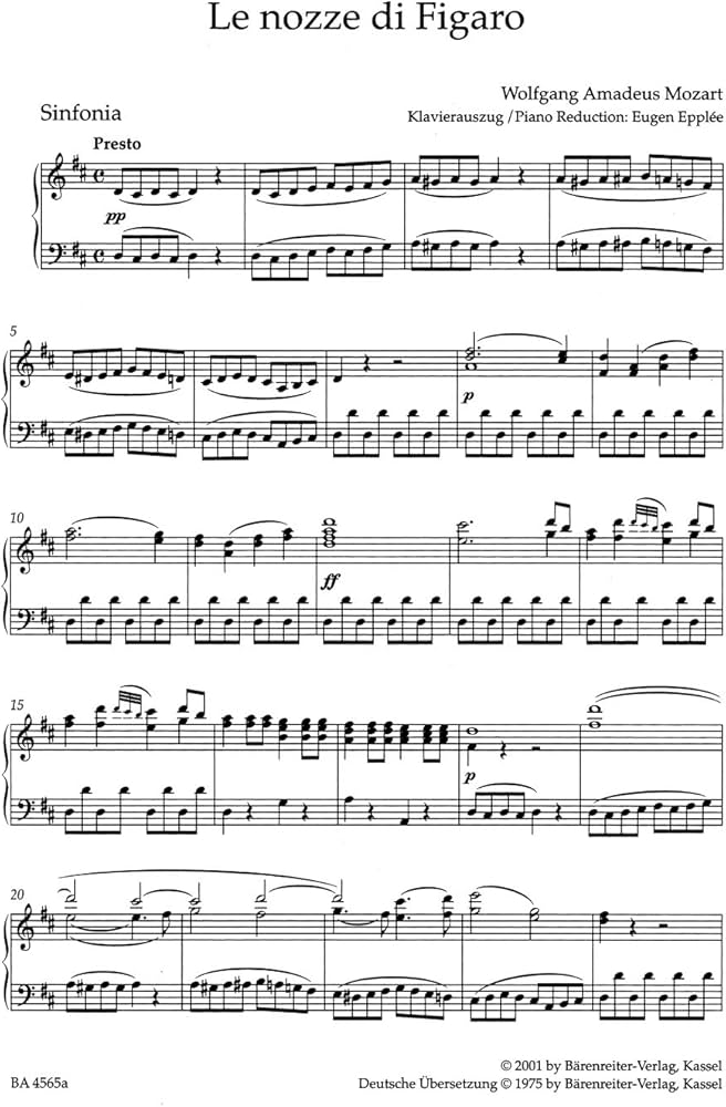 Amazon.co.jp: モーツァルト: オペラ「フィガロの結婚」 KV 492(独語