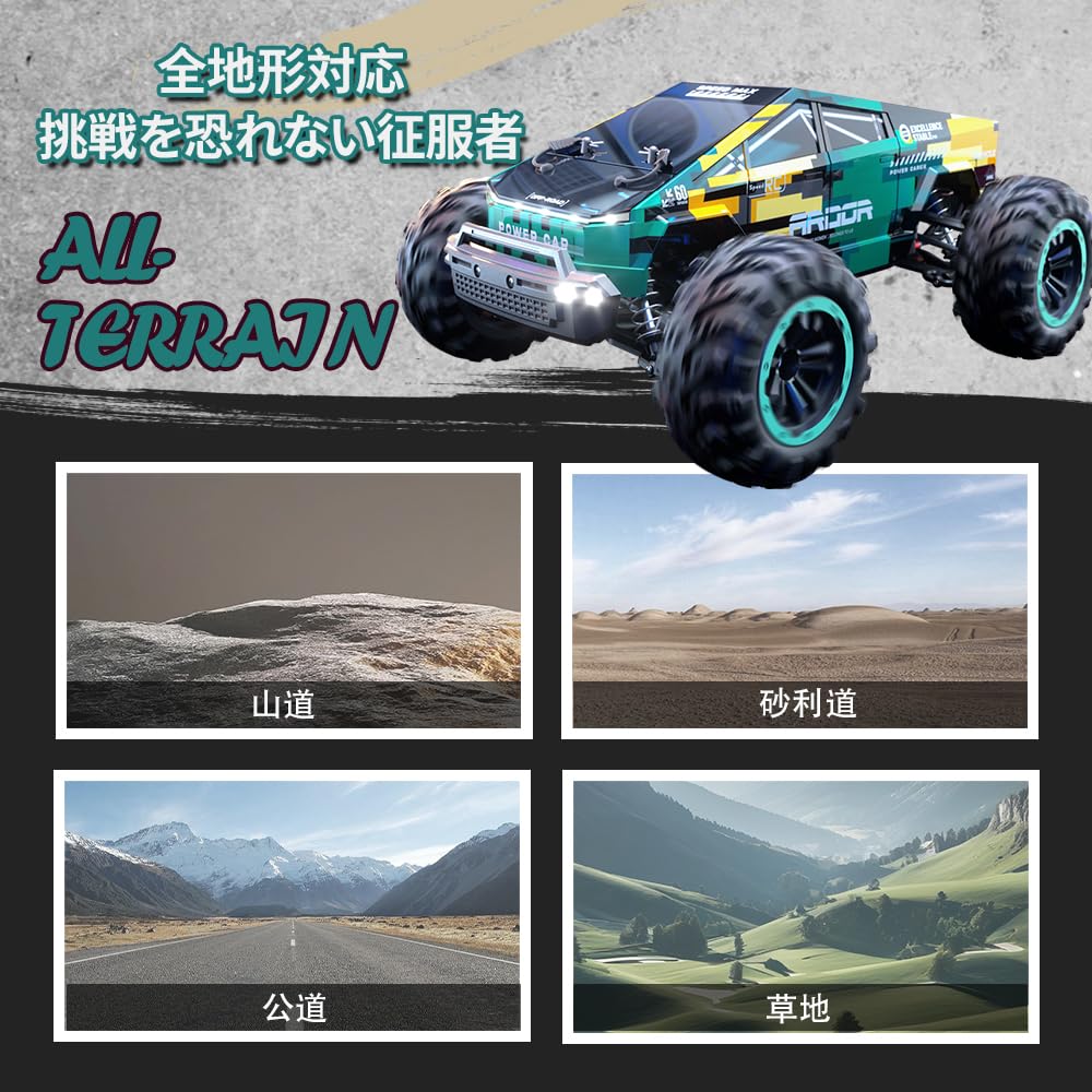 Amazon.co.jp: ZAVEN 高速 ラジコン 40km/h オフロード ブラシモーター