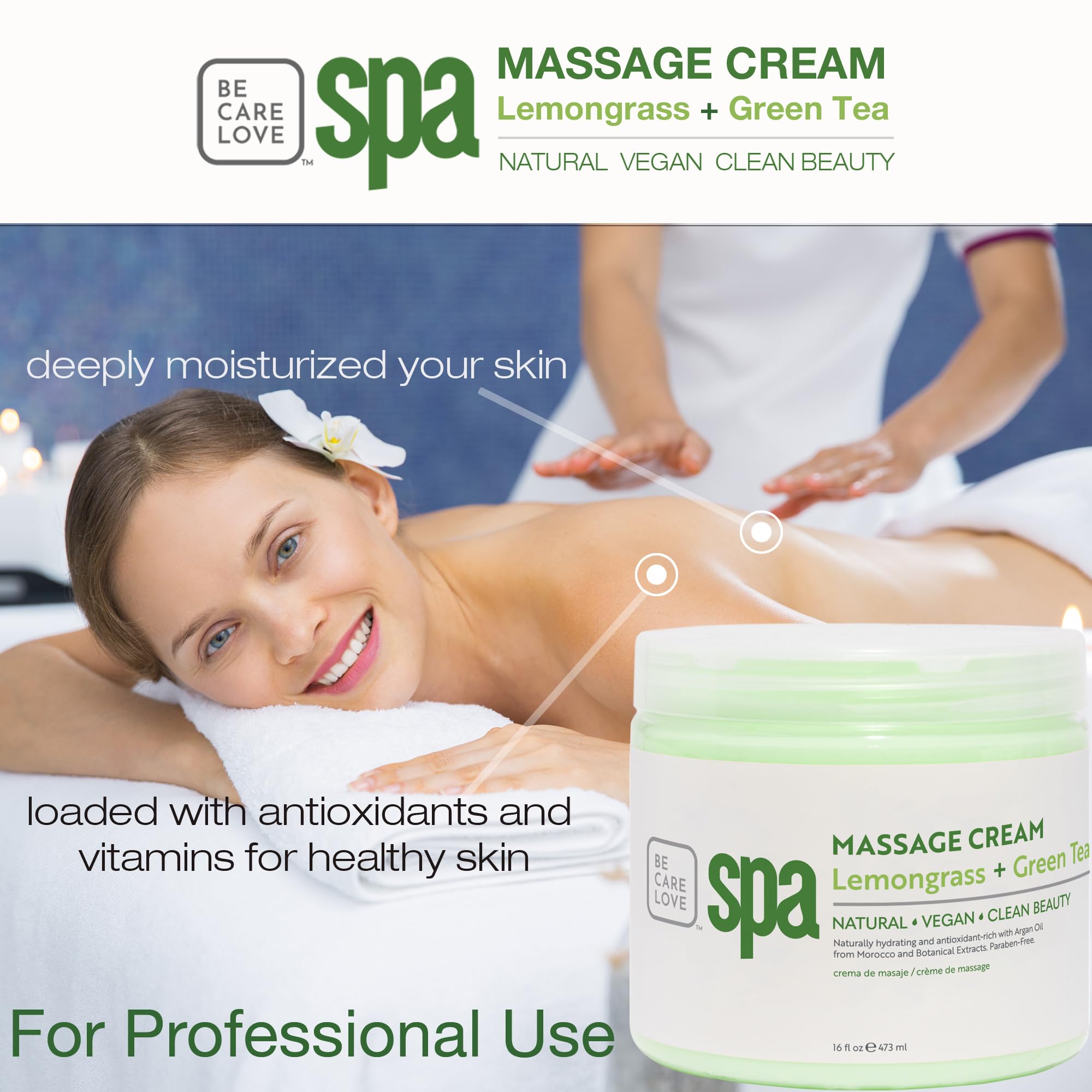 Amazon.com : BCL SPA Massage Cream organic Lemongrass + Green Tea