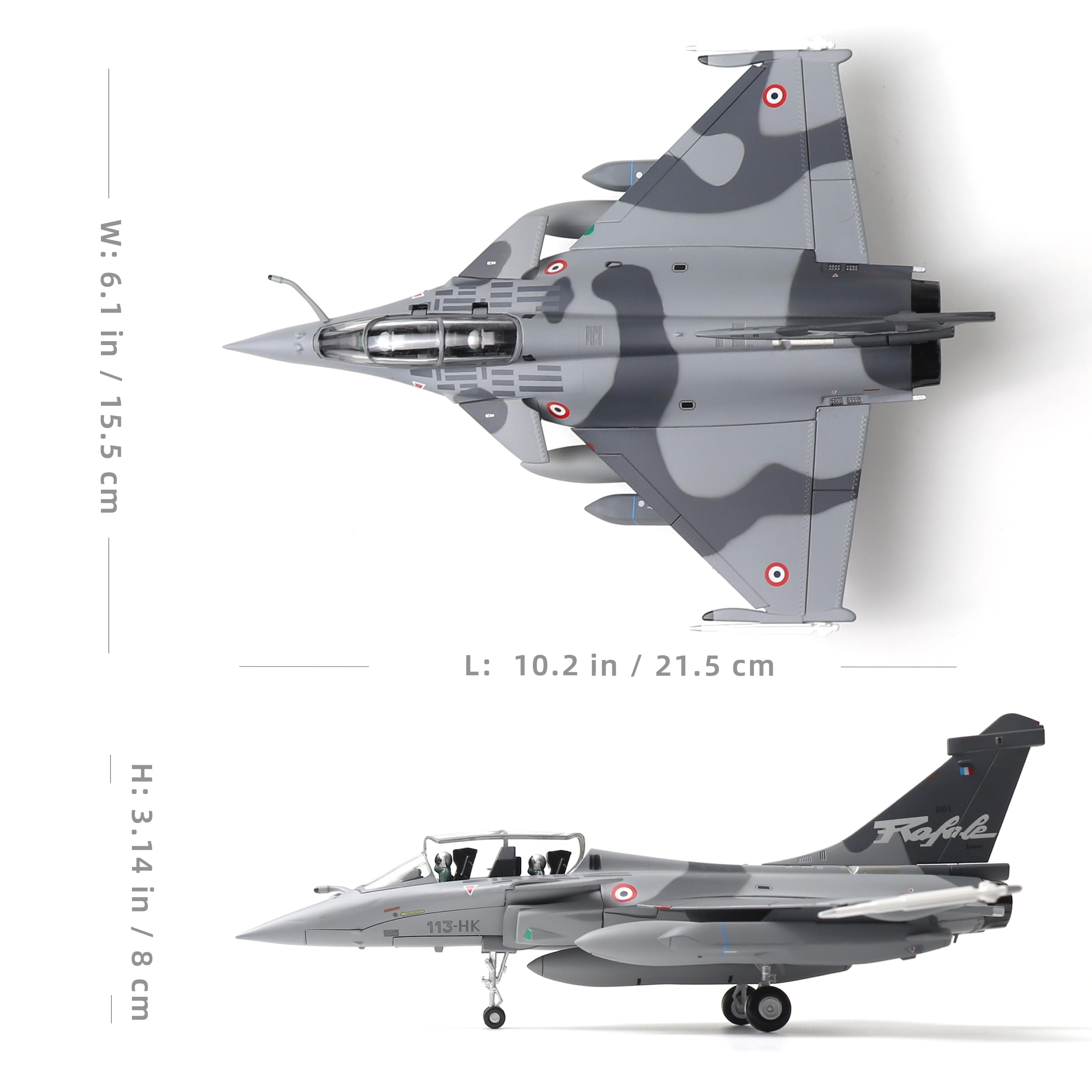 Amazon.co.jp: NUOTIE 1/72 フランス ダッソー ラファール B NATO