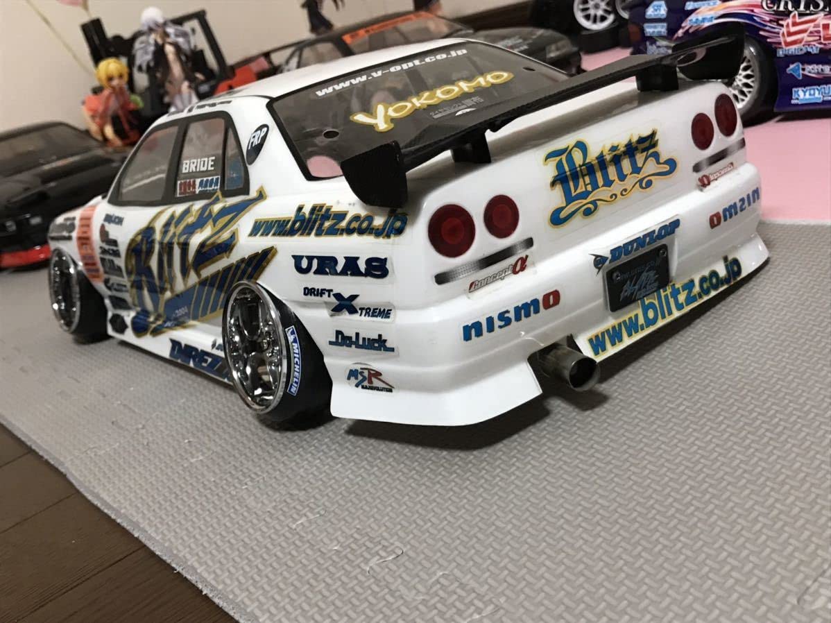 Amazon | 1/10 日産 スカイライン ER34 BLITZ ラジコン ボディ LED付き
