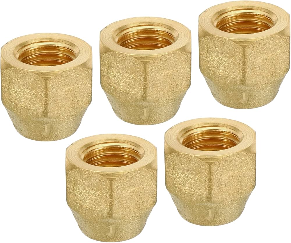 Amazon | MECCANIXITY 真鍮フレアナット、1/4インチフレアメスフレア