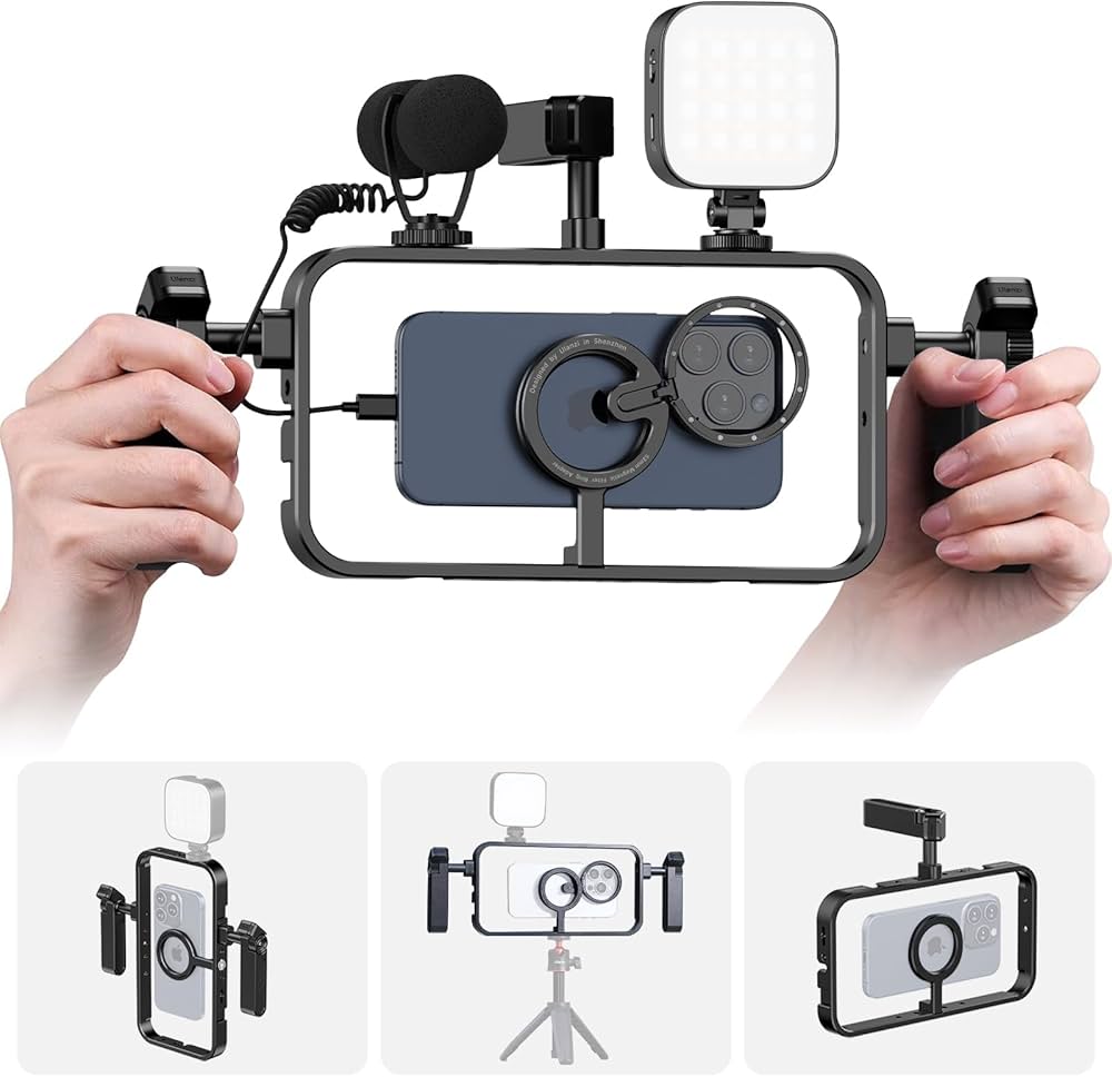 Amazon.co.jp: Ulanzi【2024革新・Magsafe対応ケージリグ】スマホ