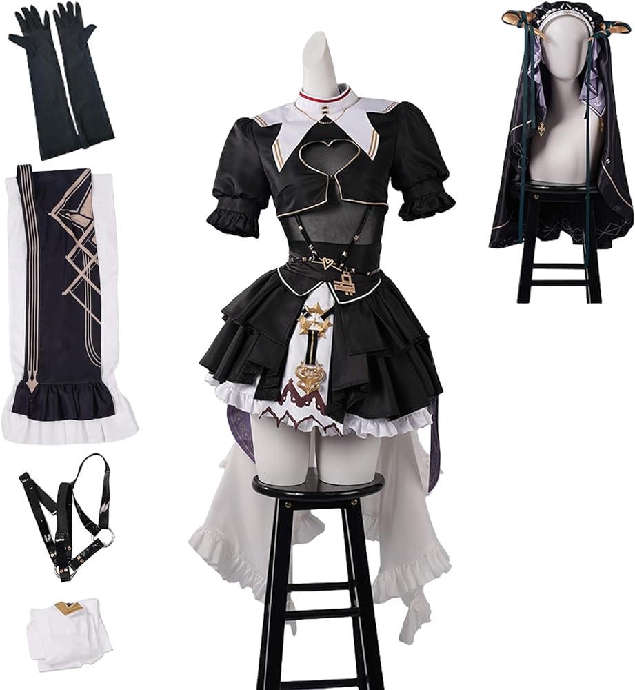 Amazon.co.jp: [Plazhen] コスプレ衣装 宝鐘マリン フルセット 角