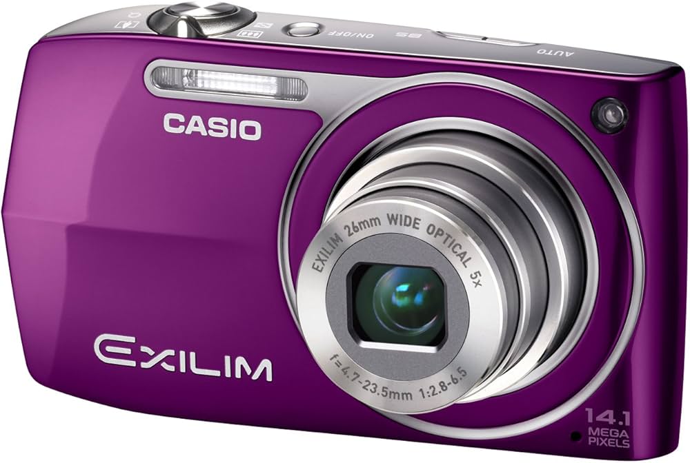 Amazon | CASIO デジタルカメラ EXILIM 1410万画素 5倍 パープル EX