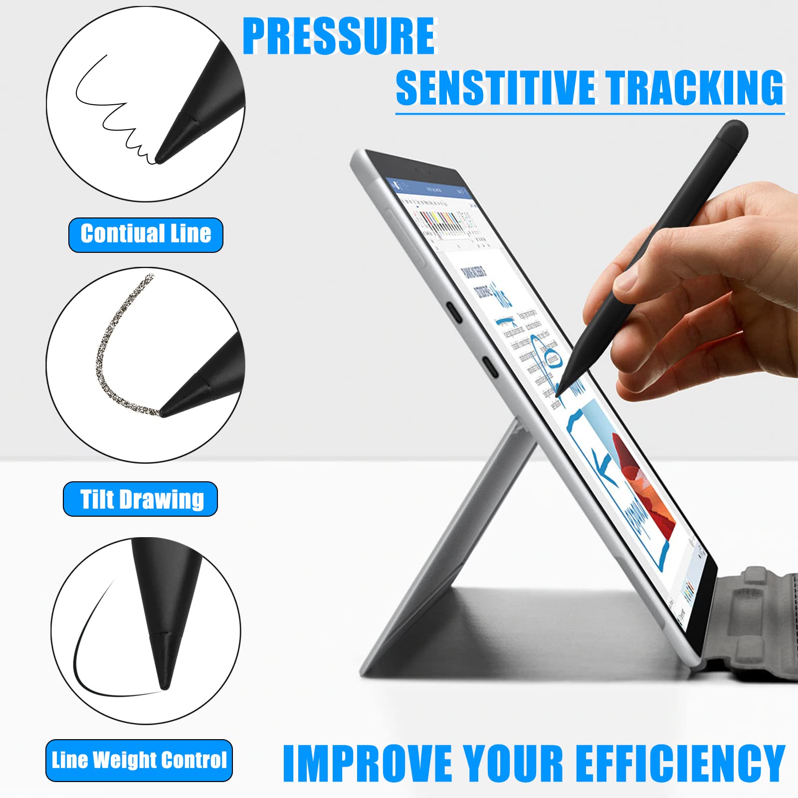 Amazon.com: Slim Pen 2 Tips (2 Pack) Replacement fits for Surface