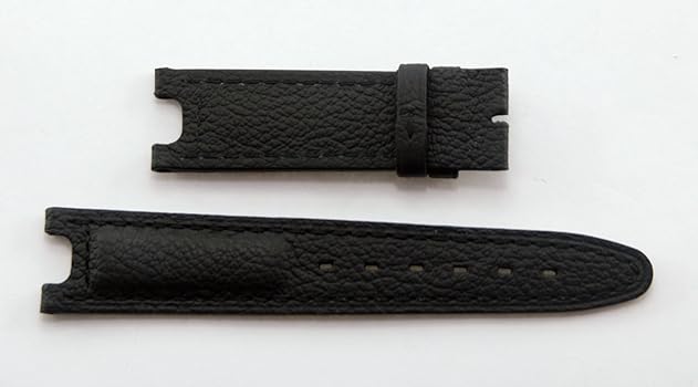 Amazon.co.jp: 19 mmブラックバッファローGrain本革ピンバックルバンド