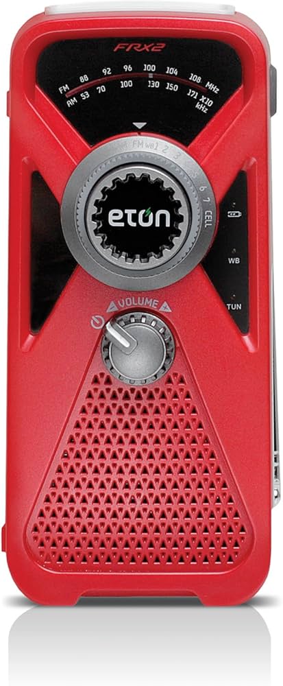 Amazon.com: Eton FRX2 Hand Turbine AM/FM Weather Radio with