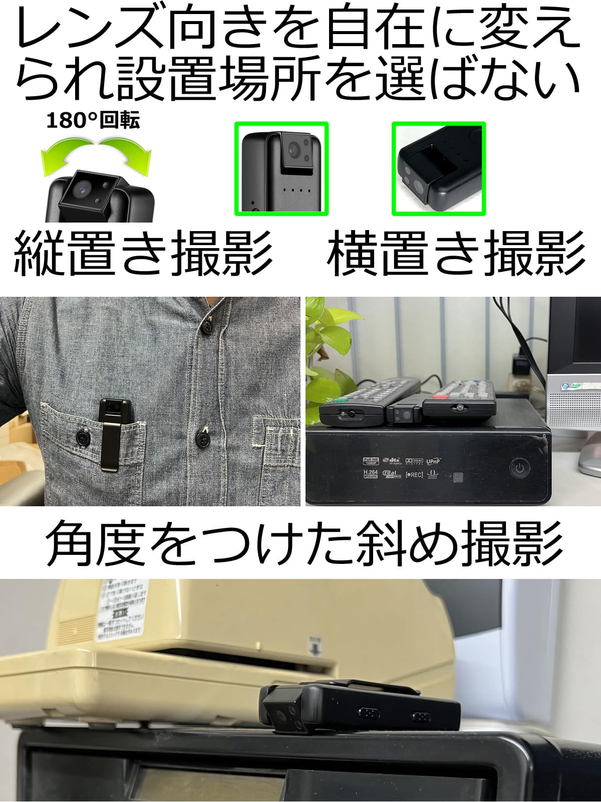 Amazon.co.jp: コニーエレクトロニクスサービス 180°回転レンズ搭載