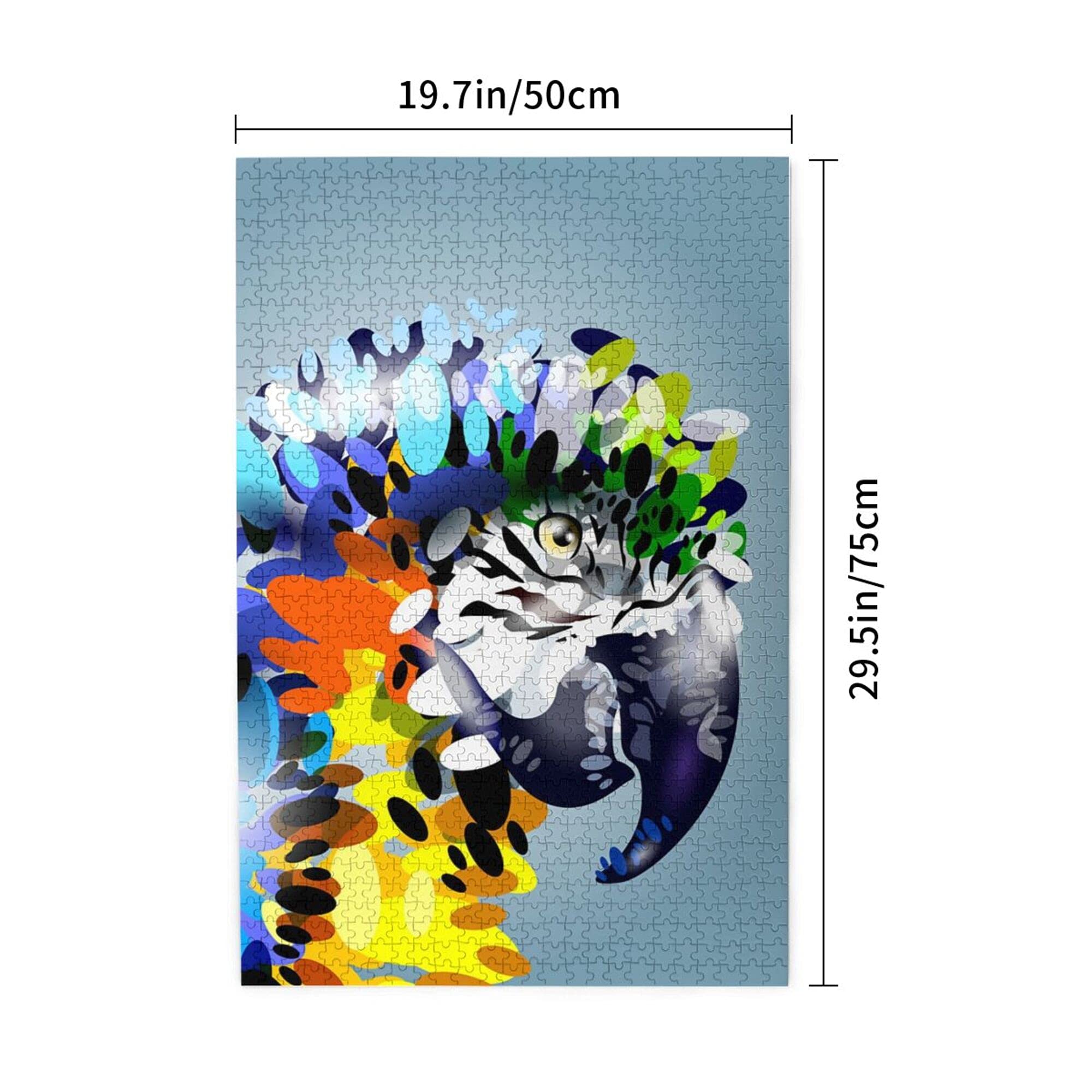 うめ吉 ジグソーパズル1000ピ−ス 完成品 木製フレーム入り♪ うめ吉