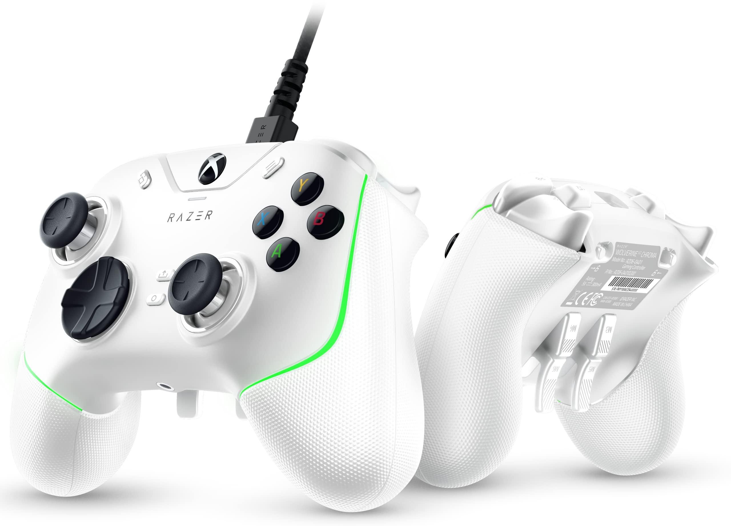 Amazon.co.jp: Razer Wolverine V2 Chroma (White) PC&XBOX用