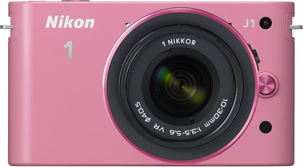 美品 Nikon 1 J1 ピンク ショット数2203回 ミラーレス 一眼 美品 Nikon
