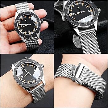 Amazon.co.jp: [けいえい] 20mm 22mm ミラネーゼ ウォッチバンド