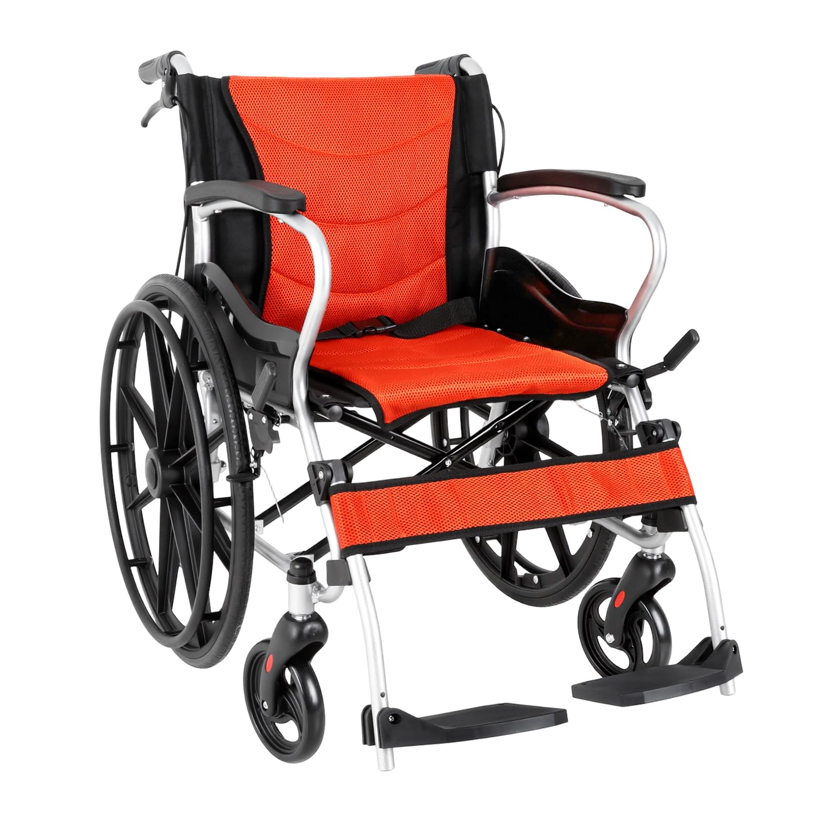 Amazon | HAIBOO 車椅子 自走式・介助兼用 折りたたみ アルミ合金製