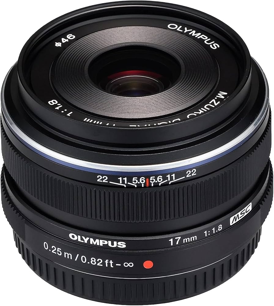 Olympus M.ZUIKO Digital Lens 17mm F1.8 (Black), (EW-M1718