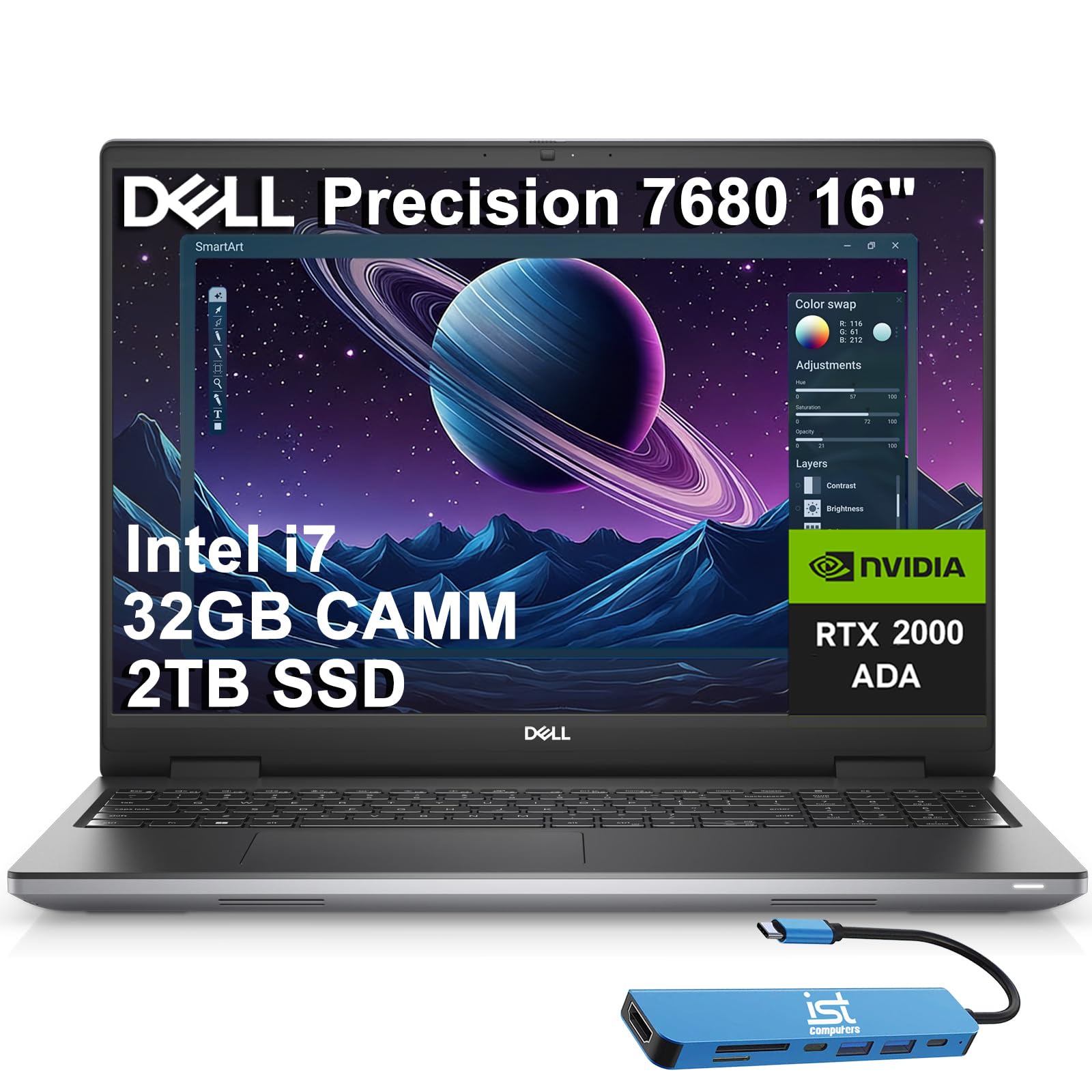 Amazon.com: Dell Precision 7000 7680 Mobile Workstation Laptop