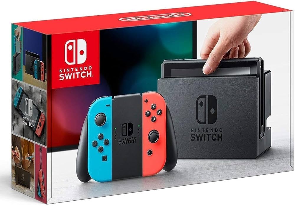 Nintendo Switch 赤/青 本体 充電器・ドック・ケース・箱付き Nintendo