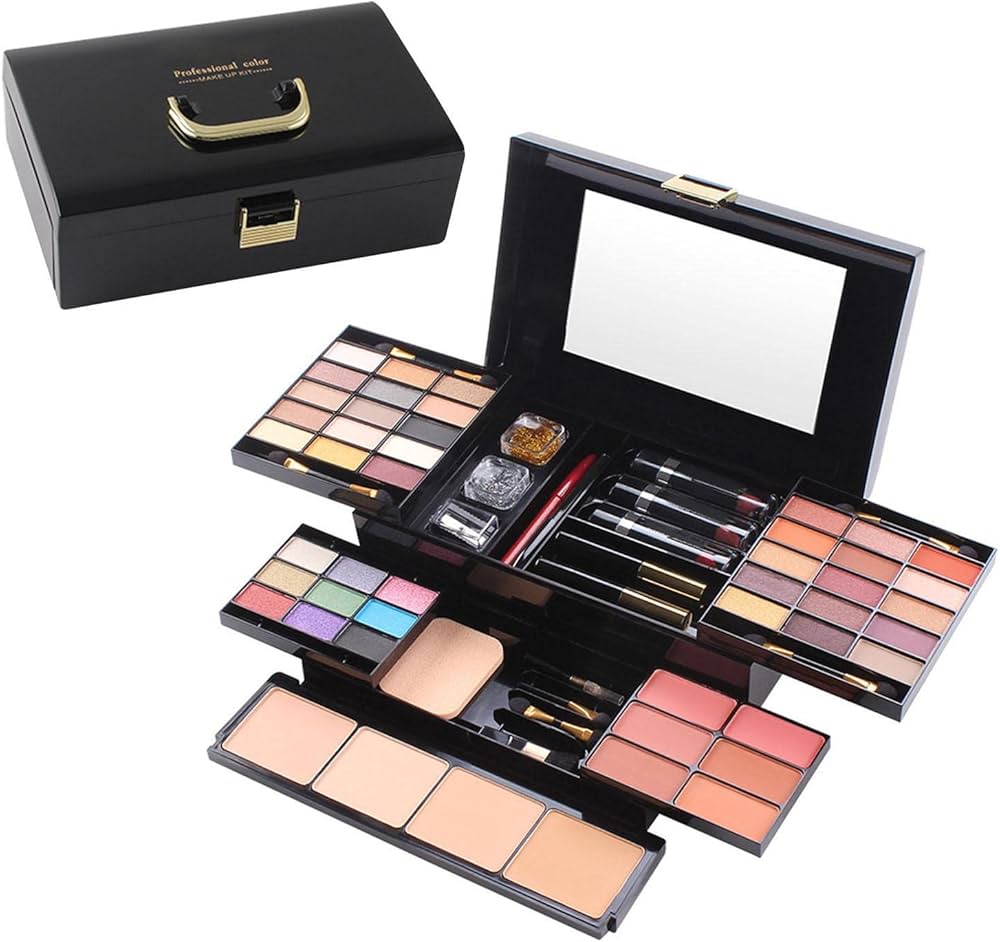 Amazon.co.jp: アイシャドウパレット メイクパレット39色入り リップ