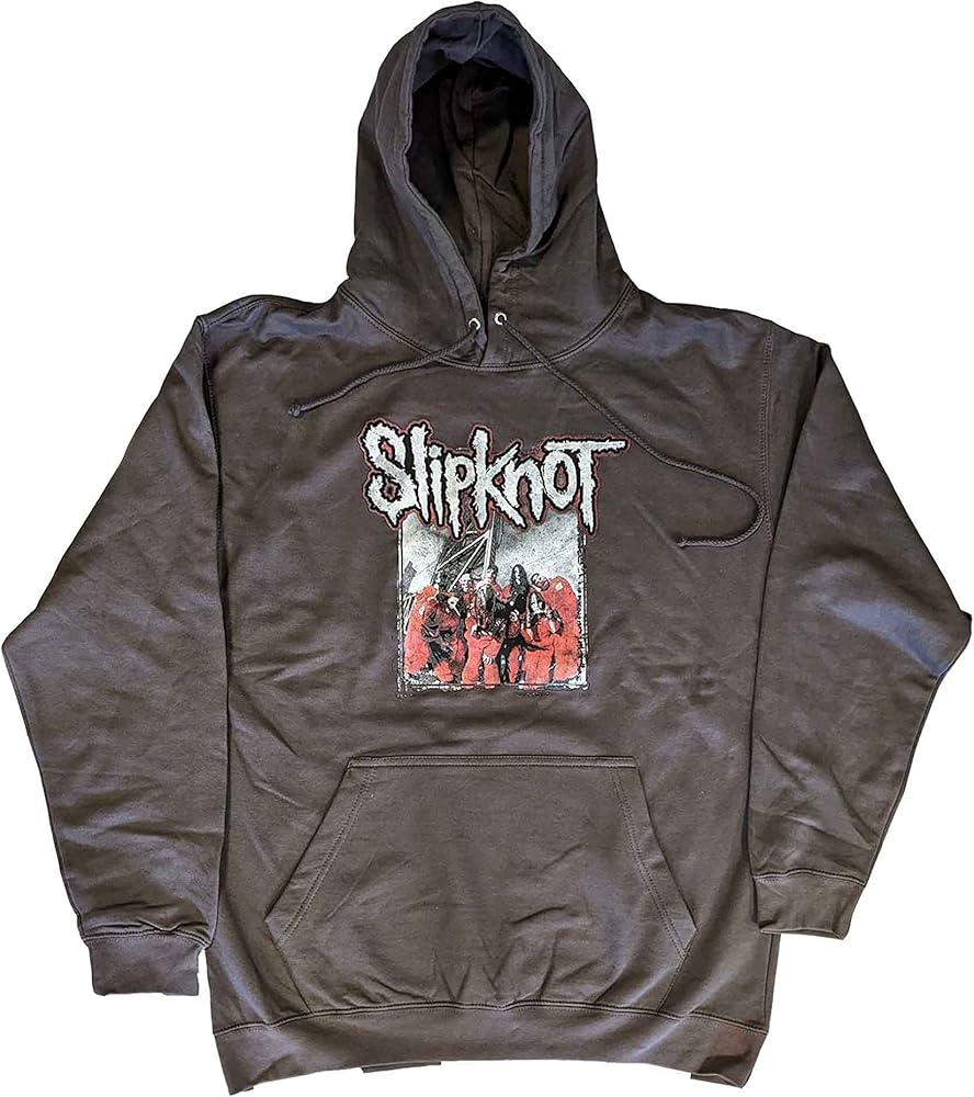 Amazon.com: Slipknot Hoodie Self-Titled Band Logo Official Unisex