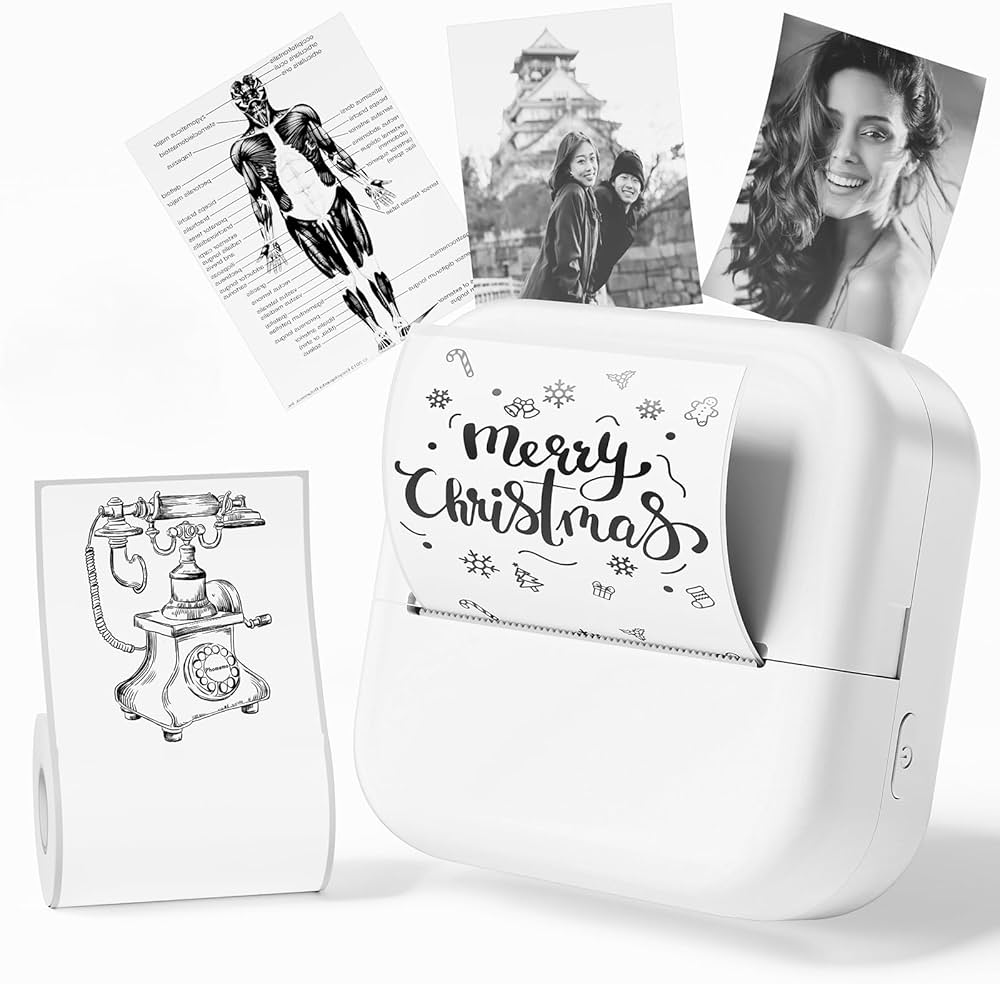 Amazon.co.jp: ミニプリンター Pesuza M02X 小型軽量 ポータブル