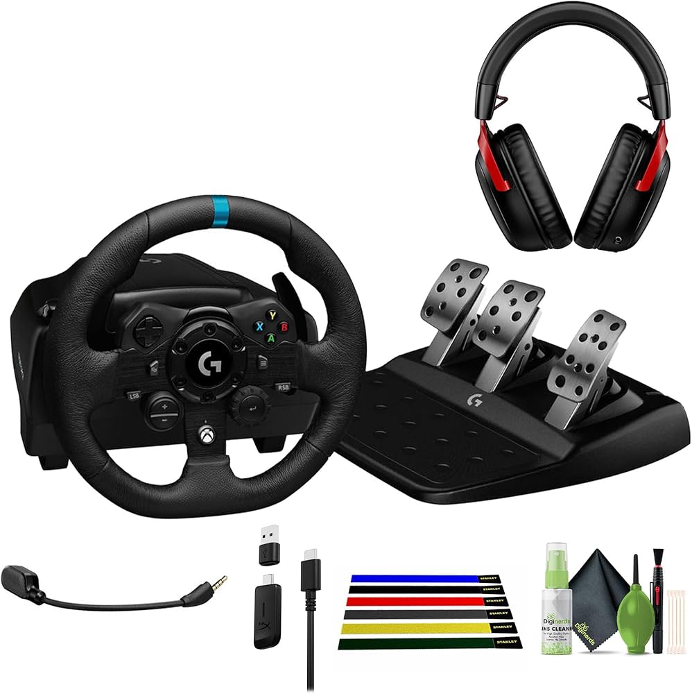 Amazon.com: Logitech G G923 TRUEFORCE Sim Racing Wheel and Pedals