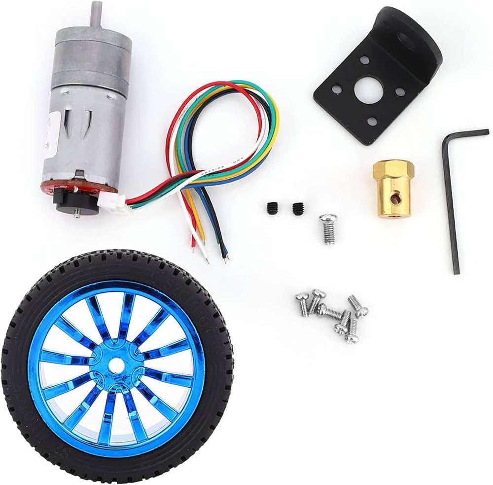 Amazon.com: DC12V 30RPM Magnetic Encoder Gear Motor with Mounting