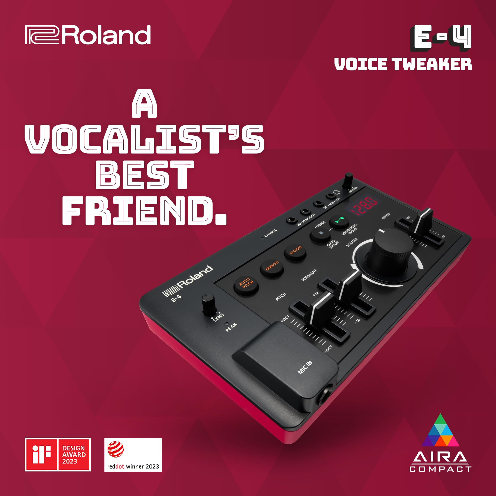 Amazon.com: Roland AIRA Compact E-4 VOICE TWEAKER| Vocal
