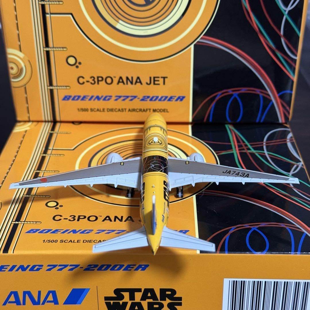 Amazon | ANA B777-200ER JA743A C-3PO 1/500 | プラモデル 通販