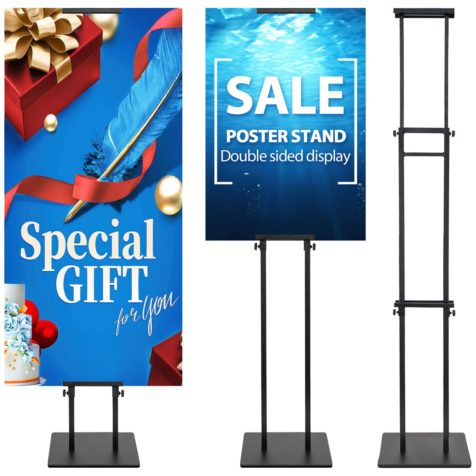 VAIIGO Poster Stand for Display - Heavy Duty Floor Standing Sign