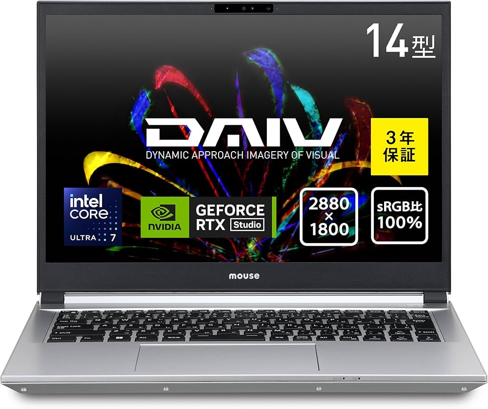 Amazon.co.jp: mouse 【RTX 4060搭載 / 3年保証】 クリエイター ノート