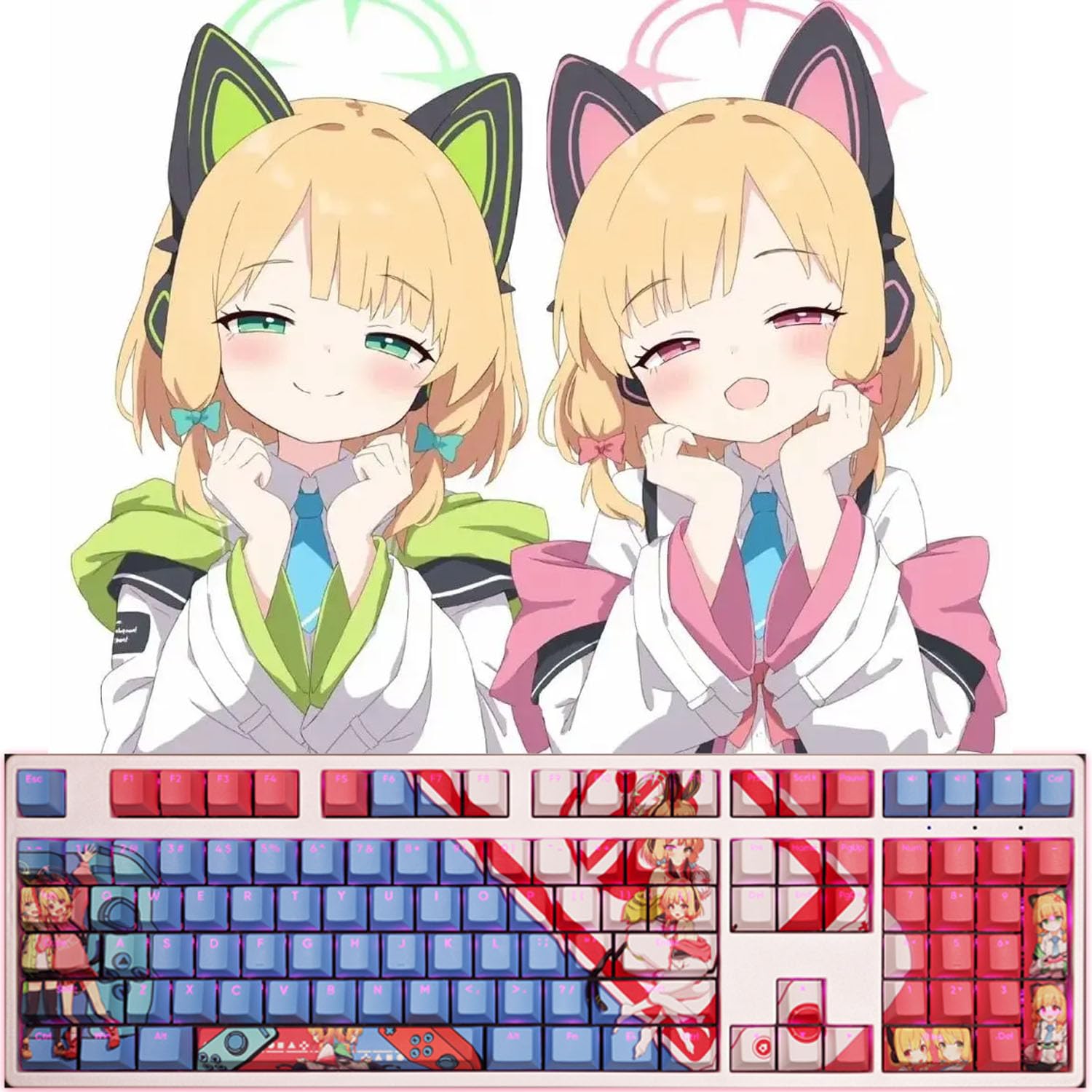 Amazon | ブルーアーカイブ 周辺 才羽ミドリ 才羽モモイキーキャップ