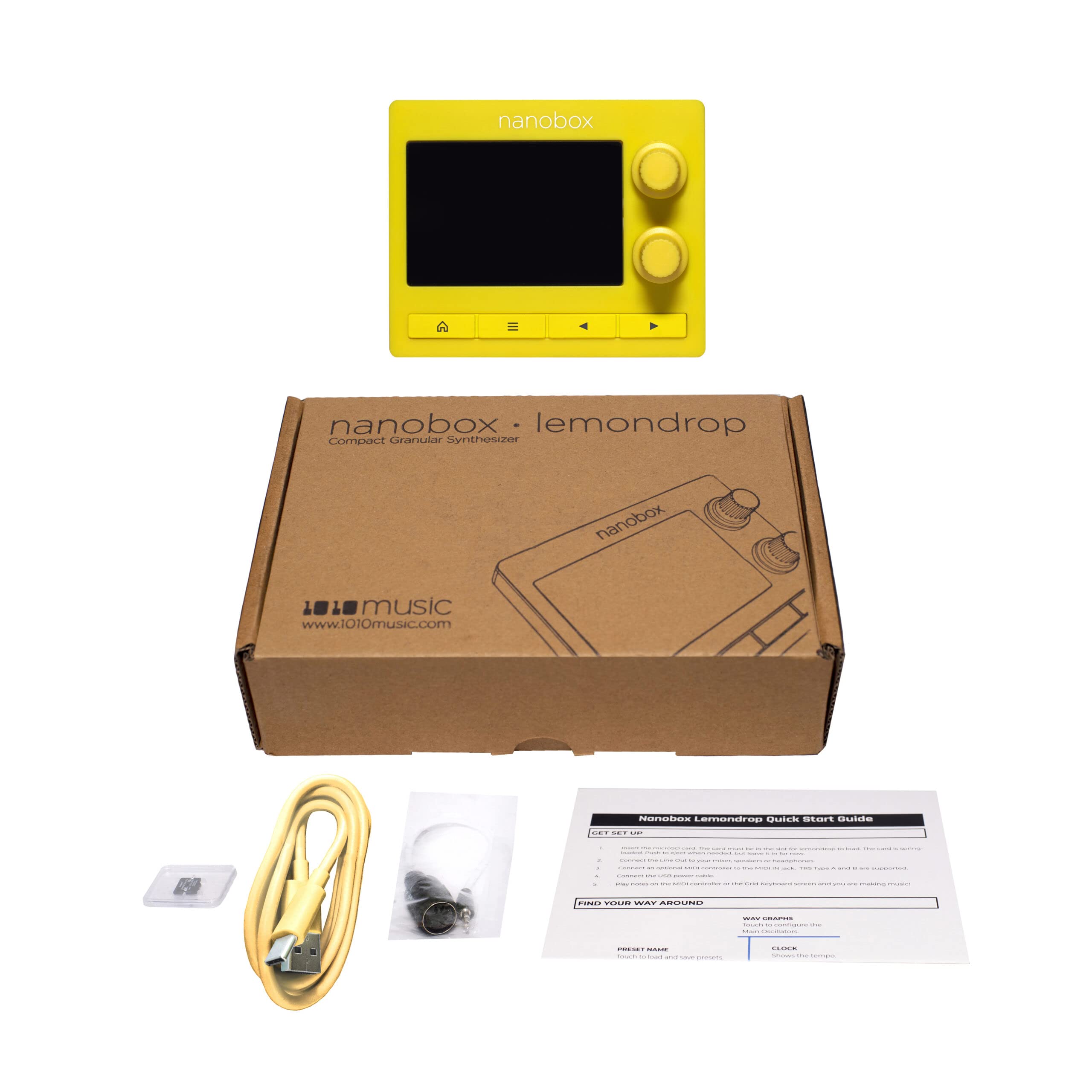 Amazon | 1010MUSIC nanobox | lemondrop – Polyphonic Granular Mini