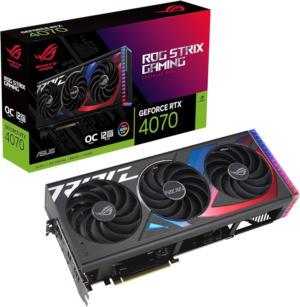 Amazon | ASUS ROG Strix GeForce RTX™ 4070 OC Edition ゲーミング