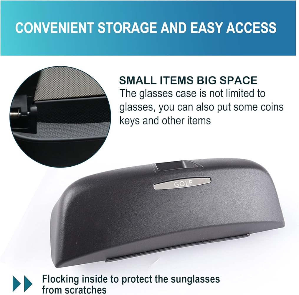 Ruiya Sunglasses Case for Golf GTI Holder Case Eye Glasses