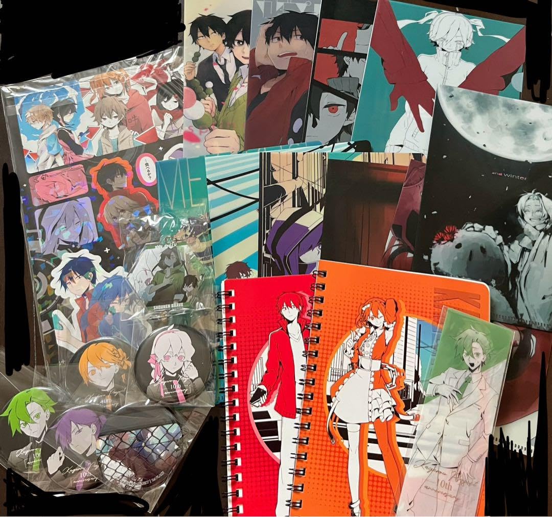 カゲロウプロジェクト カゲプロ 特典 紙類 クリアファイル まとめ売り