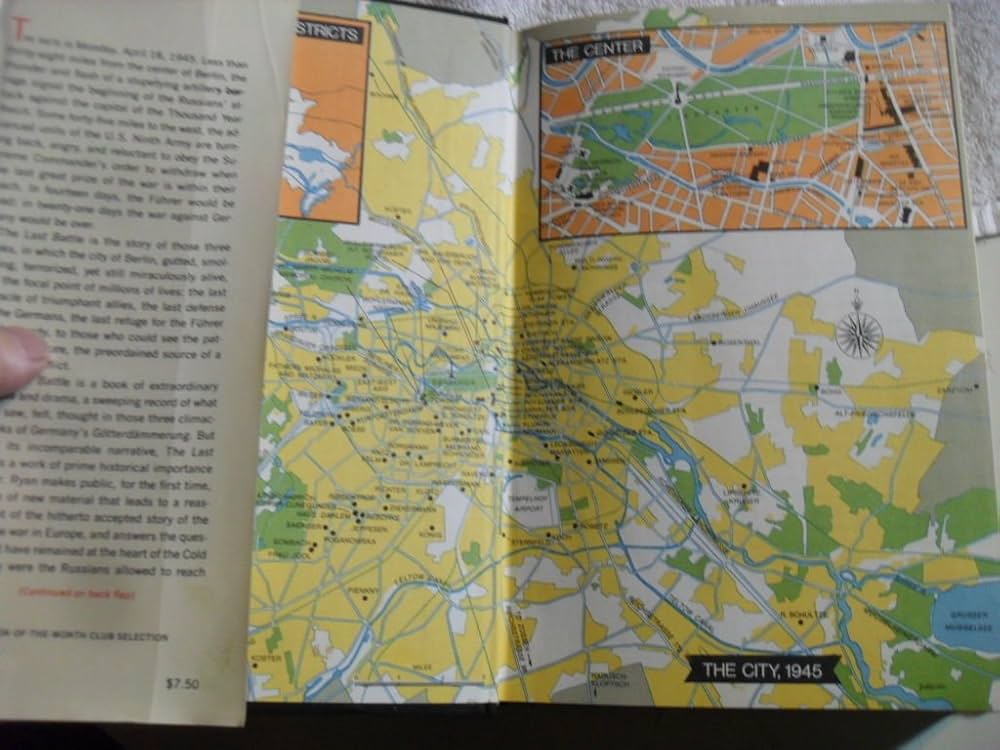 RARE THE LAST BATTLE CORNELIUS RYAN 1966 1ST PRINT FIRST EDITION