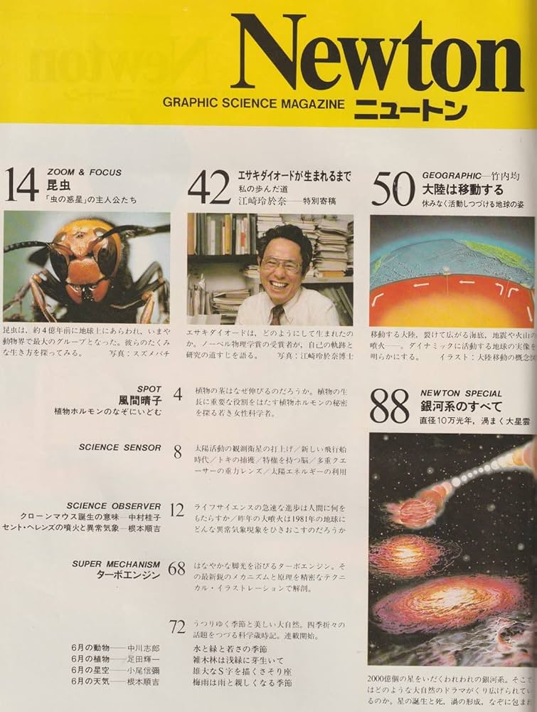 Newton (ニュートン) 1981年 PREMIERE ISSUE (通巻0号) 会員特別配布