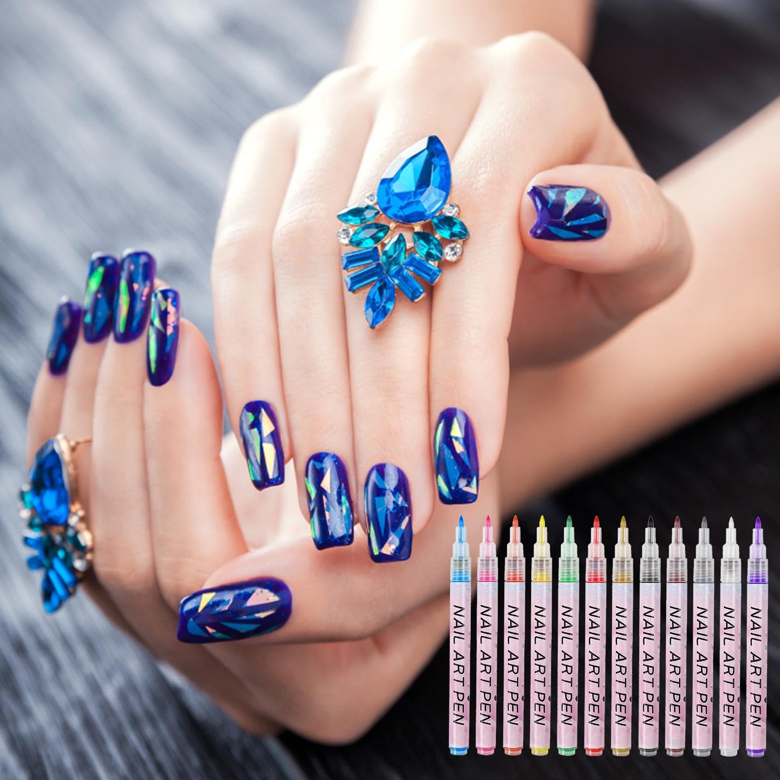 Amazon.co.jp: ネイルアートペン | マニキュア ペン セット | クイック