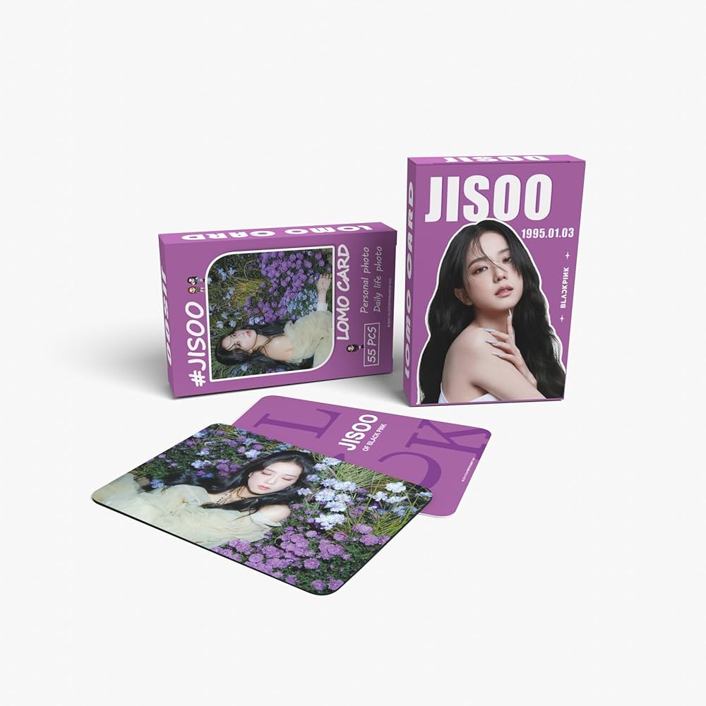 Amazon | 55枚 ブラックピンク Jisoo フォトカード Kpop BP 1人用