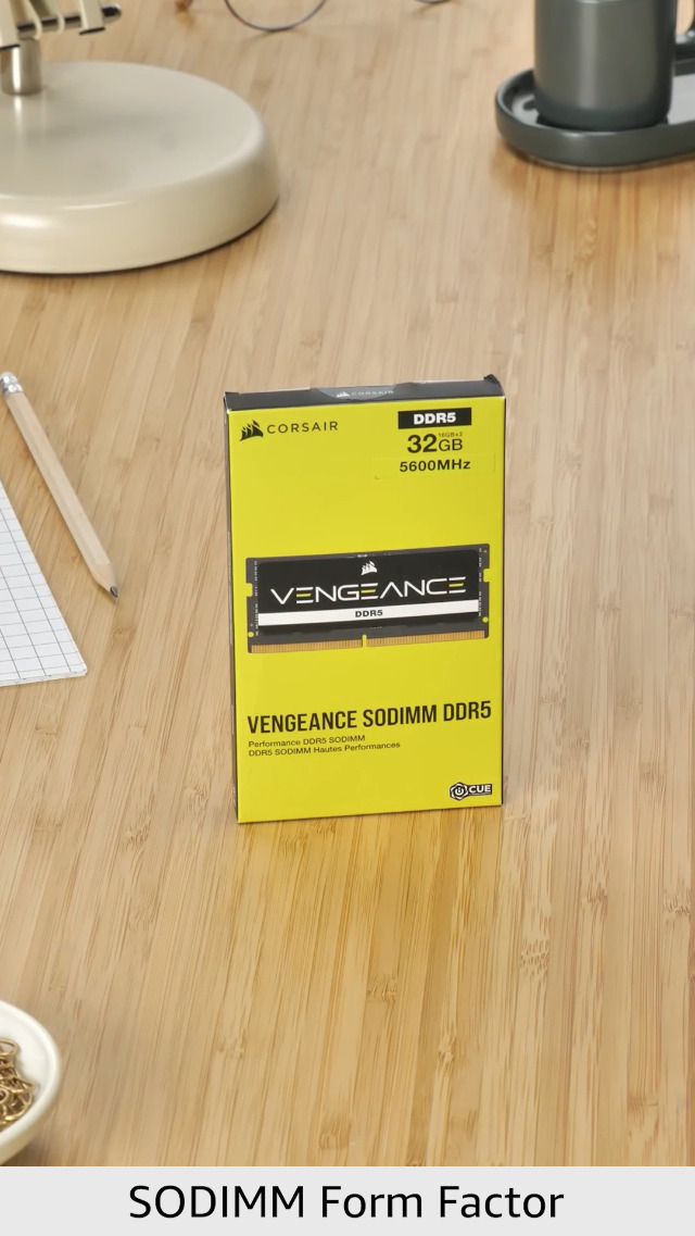 CORSAIR Vengeance DDR5 SODIMM 32GB (2x16GB) DDR5 5600MHz C48