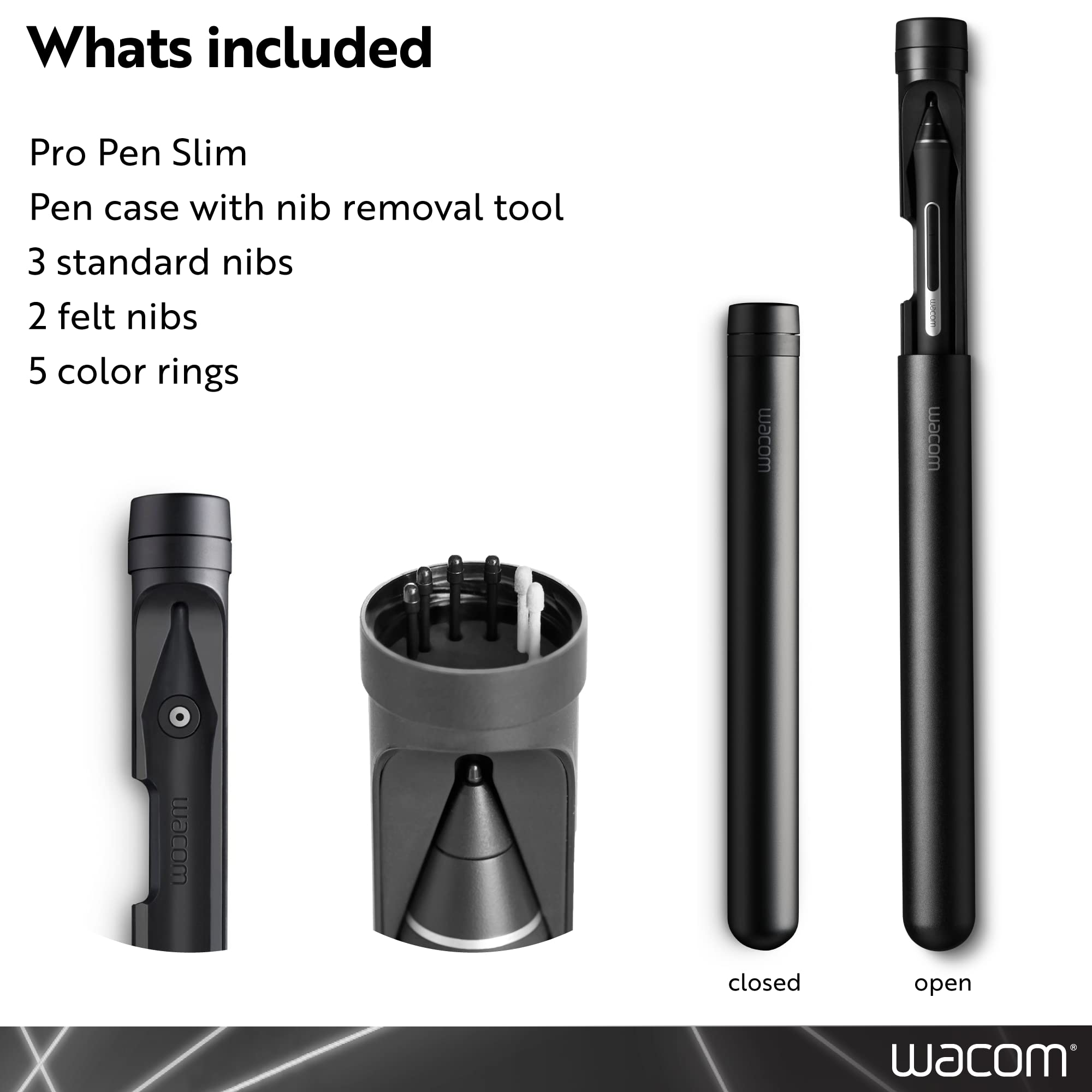 Wacom Pro Pen Slim (KP301E00DZ), preta | Amazon.com.br