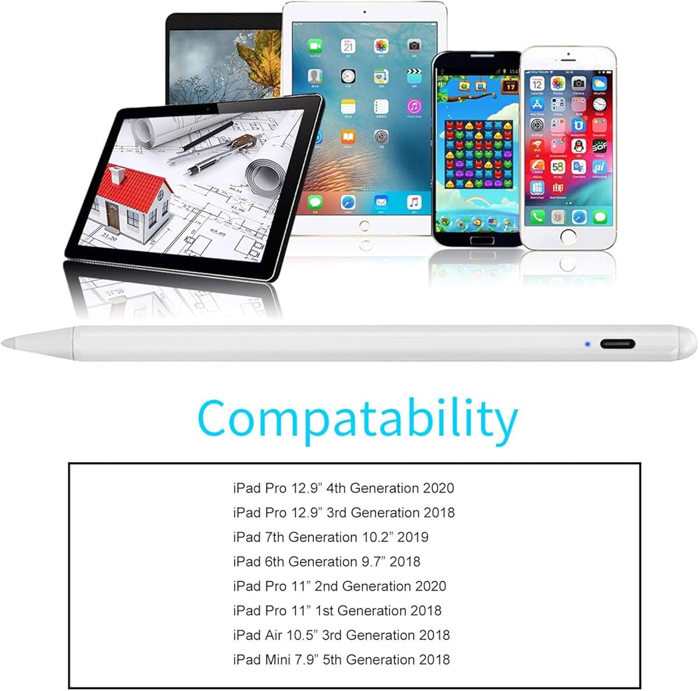 Amazon.com: Pencil for iPad (2018-2024),EDIVIA New Fast Charging