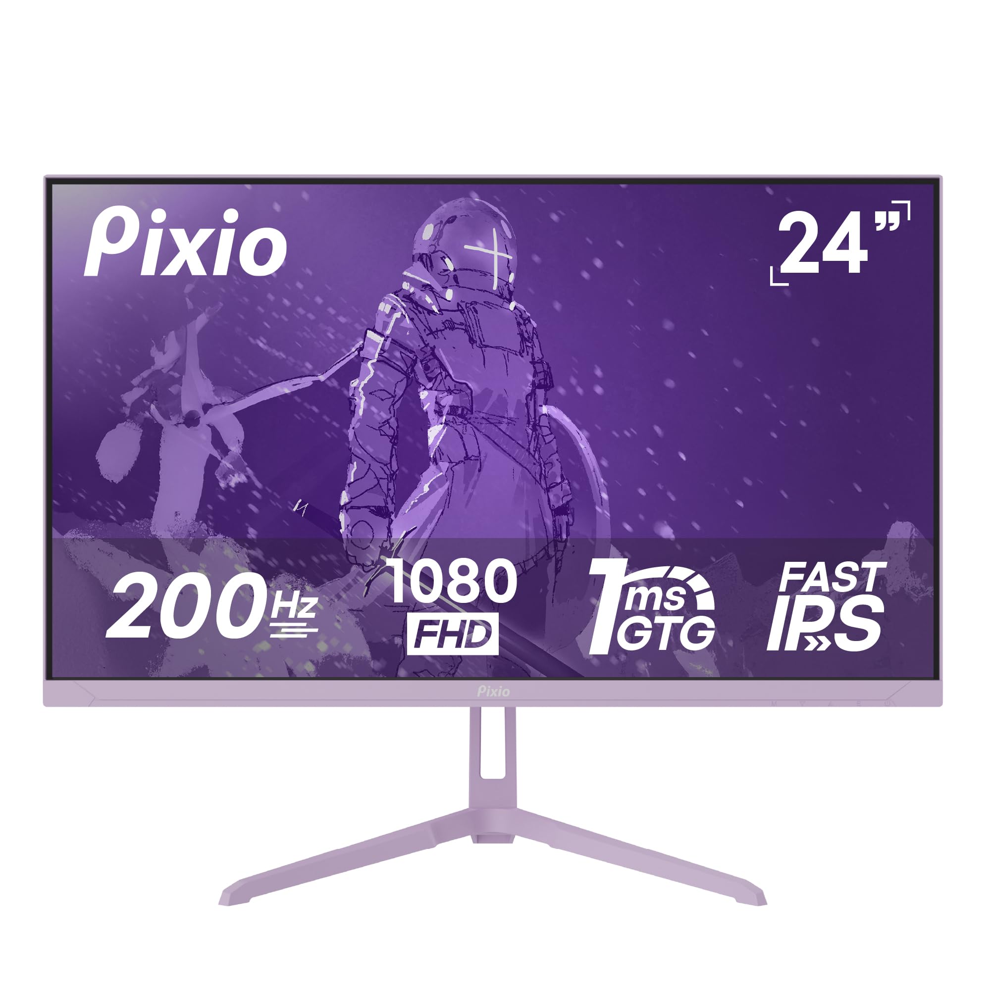 Amazon.com: Pixio PX248 Wave Purple 24 inch 200Hz Refresh Rate FHD